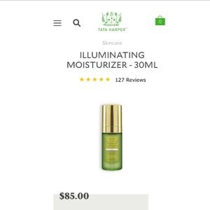 1oz Tata Harper Illuminating Mosturizer.